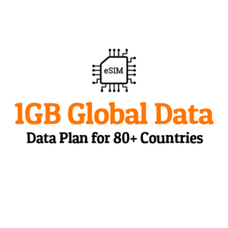 Plan de 1GB datos global para eSIM de Travis Touch Go